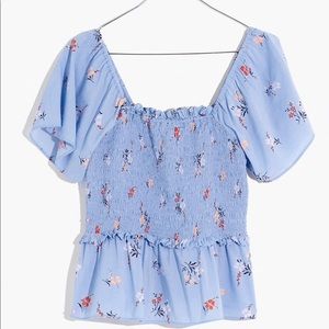 Madewell floral top